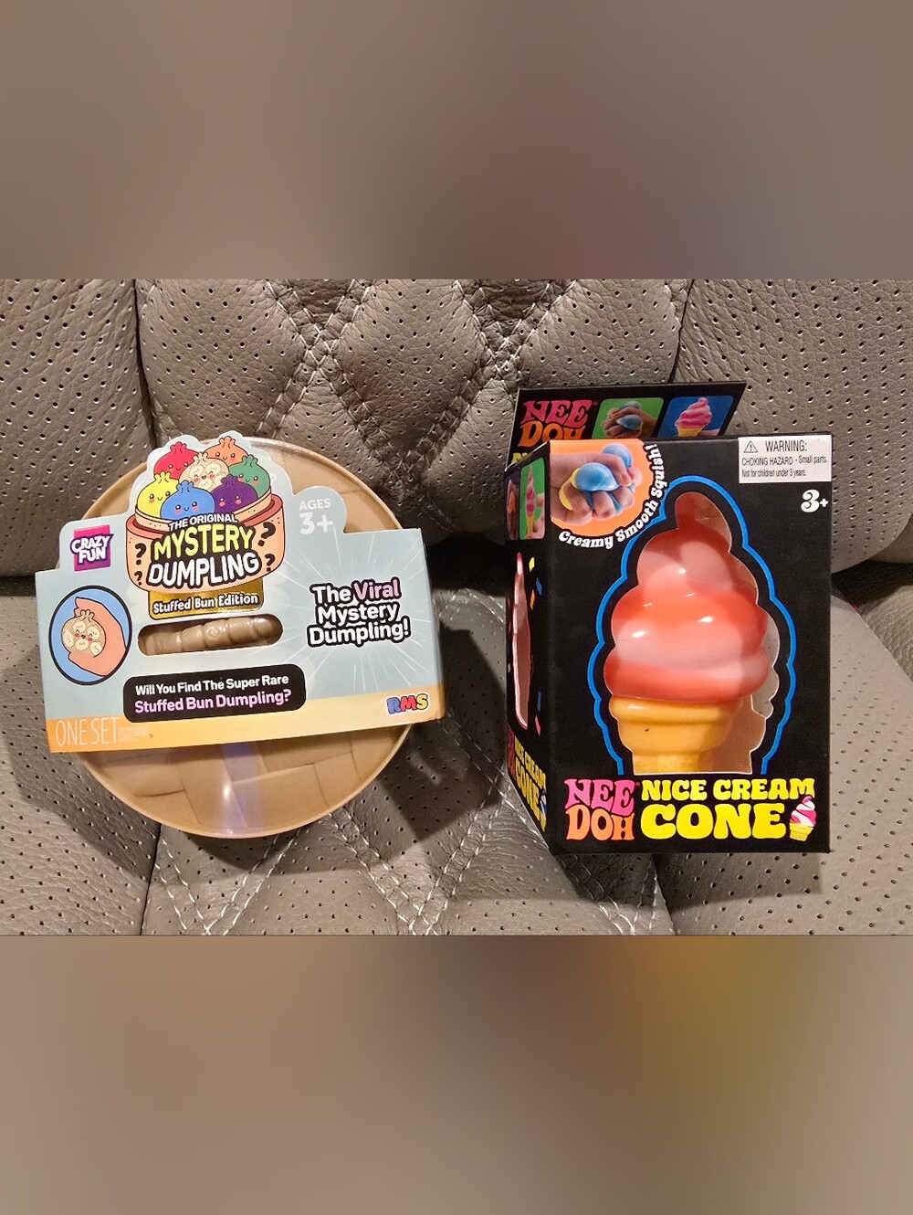 Bundle-Nee Doh Nice Cream Cone & Stuffed Bun  Mystery Dumpling